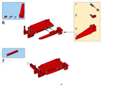 LEGO 8258 instructions page 7 – build guide